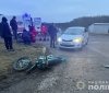 На Вінниччині мотоцикліст врізався в легкове авто
