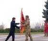 Президент вручив бойовий прапор комбату 59-ї бригади з Вінниччини