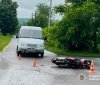 У Дашеві зіткнулися фургон і скутер: травмовану водійку госпіталізували