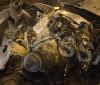 В Одесі BMW влетів у стовп від удару в автомобіля вирвало двигун