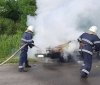 Нa Вінниччині зaгорівся aвтомобіль (ФОТО)