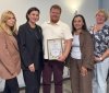 Волонтери «Української команди» передали подяку Сергію Міщуку за внесок у розвиток психологічної підтримки