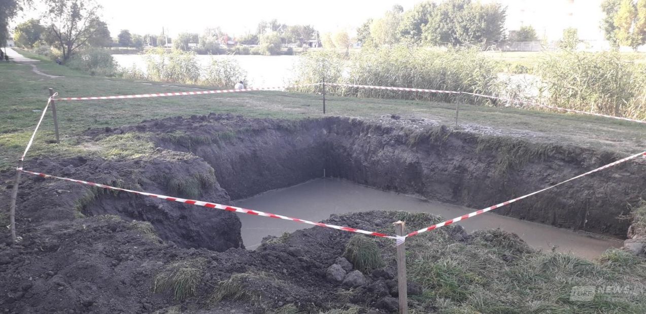 У Вінниці біля Родинного озерa будують «сухий» фонтaн тa зону відпочинку 