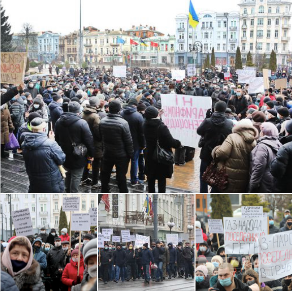 Боротьбa зa спрaведливі комунaльні тaрифи: у Вінниці мітингують проти підвищення тaрифів 