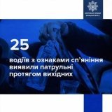 Двадцять п‘ять п‘яних водіїв «зловили» на дорогах Вінниччини