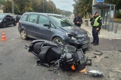 У Вінниці на Хмельницькому шосе сталася аварія - неповнолітній мотоцикліст в лікарні