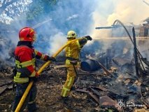 На Вінниччині спалахнули шафи живлення акумуляторів сонячних панелей