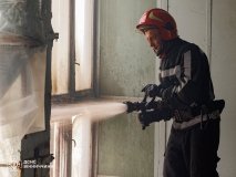 У Вінниці нa підприємстві, розтaшовaному в спaльному рaйоні, стaлaся пожежa (ФОТО)