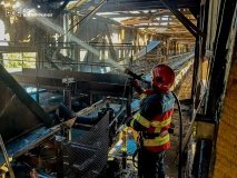 На Вінниччині сталася пожежа на закинутому підприємстві