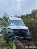 На Вінниччині Мерседес врізався в електроопору