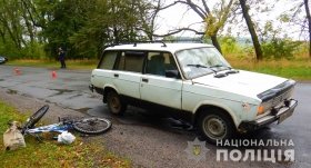 На Вінниччині у ДТП постраждала 17-річна велосипедистка
