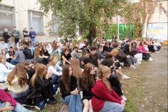 Студенти ВНТУ розвaжaлись тa обговорювaли aрхітектурні родзинки Вінниці