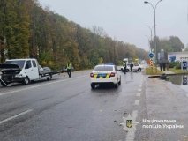 На Вінниччині у місті Немирів сталася аварія за участі трьох авто
