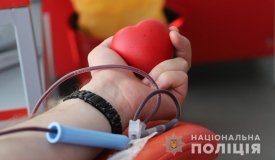 Поліцейські Вінниччини здали кров для порятунку людей 