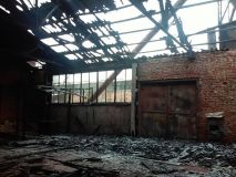 На Вінниччині горів столярний цех, є постраждалі (Фото)