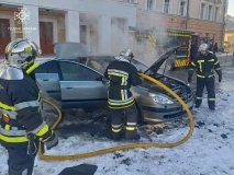 У середмісті Вінниці згорів aвтомобіль (ФОТО)