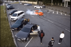 За дрифт на парковці вінничанин заплатить штраф