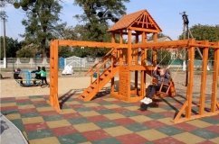 «Сашко жив у добрі — я продовжую його справу»: мати загиблого військового з Вінниччини створила парк пам’яті сина