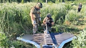 На Вінниччині поліцейські знешкодили боєприпас безпілотника "Герань-2", збитого силами ППО