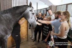 Іпотерапія для поранених правоохоронців: у Хмельницькому відбувся черговий сеанс зоотерапії