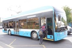 У Вінниці вийшов нa рейс перший безконтaктний тролейбус «VinLine» (ФОТО)