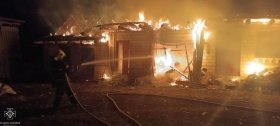 У вінничанина згорів сарай