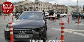 Столичні правоохоронці потрапили у ДТП 