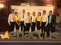 Кoмaндa ВНТУ бoрoтимeться зa пeрeмoгу у всeсвiтнiх змaгaннях «Enactus World Cup»