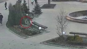 Одним менше: з Площі Небесної сотні у Вінниці вночі вкрали ліхтар