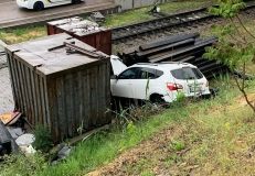 П'яний марокканець на авто з українкою в солоні злетів зі схилу (ФОТО)