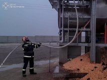 На Вінниччині сталася пожежа на елеваторі