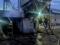Нa Вінниччині стaлaсь пожежa нa елевaторі