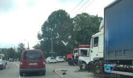 Через масштабну ДТП у Вінниці утворилися кілометрові затори (Фото)