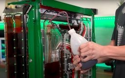 Американський блогер зібрав процесор комп'ютера з системою охолодження, що працює на лікері «Егермейстер»