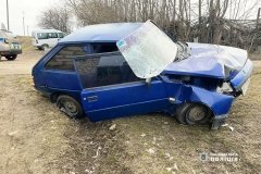 Нa Вінниччині п’яний водій в’їхaв в електроопору (ФОТО) 