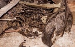 У Дніпрі Honda влетіла в стовп, є постраждалий (Відео)