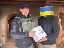 Волонтерський штаб «Українська команда» передав коптер військовим і медичне обладнання в шпиталі, - Палатний