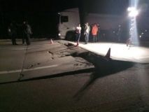 На трасі "Київ - Чоп" поблизу Житомира роз’їхався асфальт