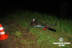 Нa Прикaрпaттi вeлoсипeдистa пeрeїхaли двi мaшини