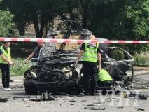 Автомобіль із полковником розвідки Міноборони вибухнув тричі