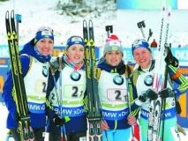 Жіноча збірна України завоювала срібну медаль на чемпіонаті світу з біатлону