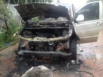 Внаслідок замикання електропроводки на Вінниччині згорів автомобіль