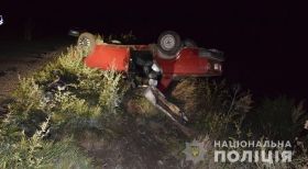 Смертельна ДТП на Вінниччині: п’яний водій з’їхав у кювет (Фото)