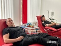 Більше 250 поліцейських Вінниччини здали понад 120 літрів крові