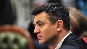 Тищенко напав на Лероса біля трибуни Ради (відео)