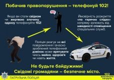 Побачив правопорушення телефонуй 102: вінничан заохочують допомагати «копам»