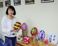 Вінничани вчились вишивати писанки в японському стилі "Темарі"