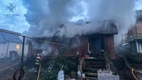 У Вінниці горів житловий будинок