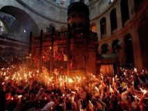 Благодатний вогонь зійшов у Єрусалимі