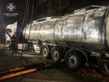 На Вінниччині перекинулась вантажівка 